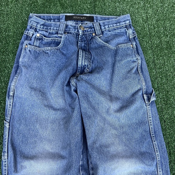 VTG Y2K Men's Outkast Rap Hip Hop Carpenter Relaxed Baggy Straight Jeans 32x32" - Picture 4 of 14